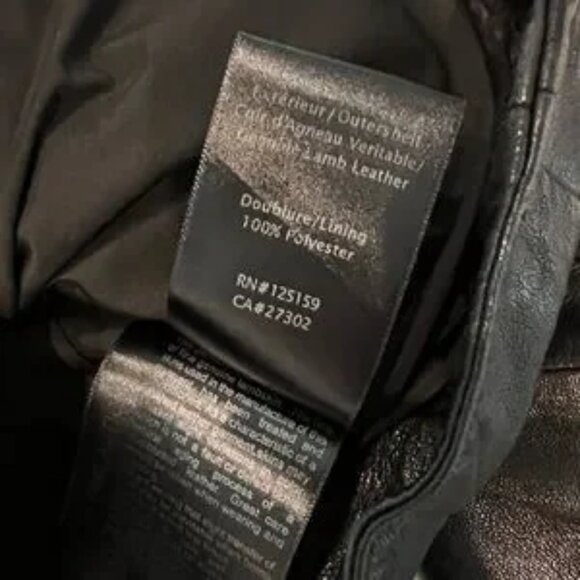 Mackage for Aritzia Kenya black leather motorcycle jacket XS - Picture 6 of 14